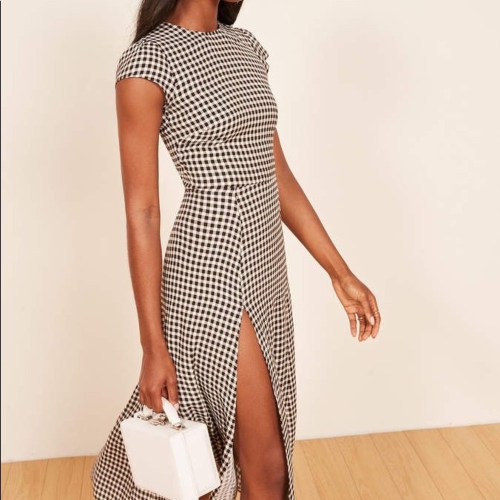 Reformation Gavin Dress Gingham size 2
